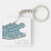 Porte-clés Alligator ultérieur (Dos)
