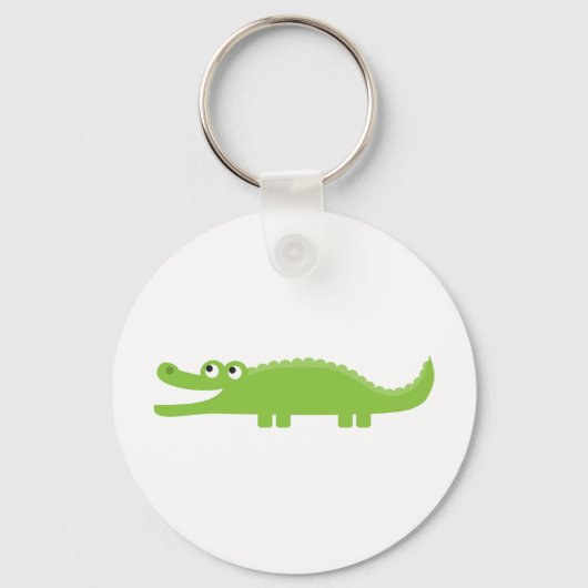 Porte-clés Alligator vert (Recto)