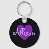 Porte-clés Allison en violet (Recto)