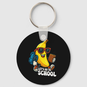 Porte-clés Allons à l'école Bananes drôles Retour à l'école F