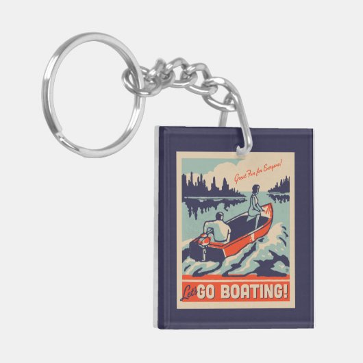 Porte-clés Allons en bateau (Devant gauche)