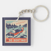 Porte-clés Allons en bateau (Dos)