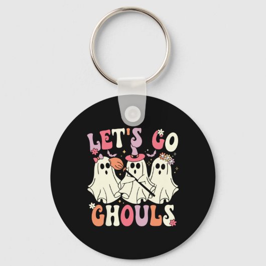 Porte-clés Allons Gouls Halloween Ghost Costume Retro Groo (Recto)