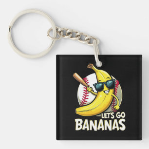 Porte-clés Allons-y Bananes Amusants Bananiers
