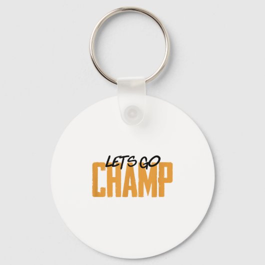 Porte-clés Allons-y Champ' Motivation Boxe (Recto)