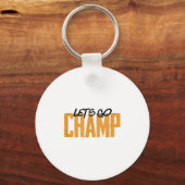 Porte-clés Allons-y Champ' Motivation Boxe (Recto)