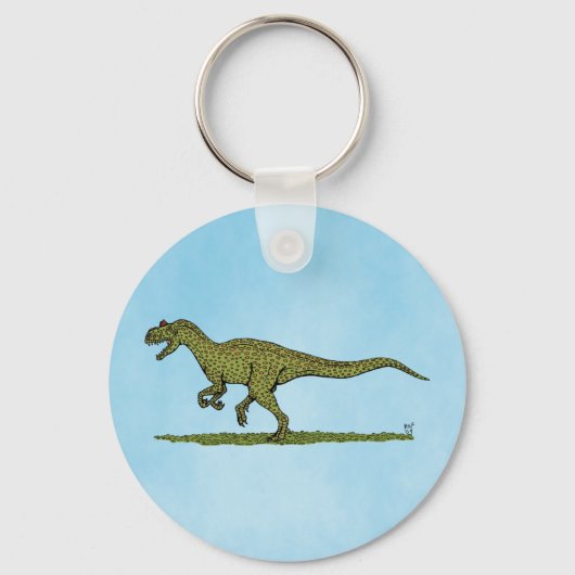 Porte-clés Allosaurus de Dinosaure Jurassique (Recto)