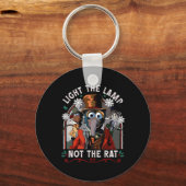 Porte-clés Allumez La Lampe Pas Le Noël Du Rat (Recto)