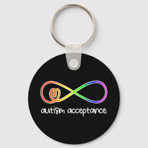 Porte-clés Allumez-le rouge, REDinstead, Autisme-Acceptance p