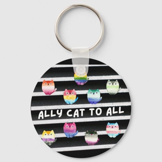 Porte-clés Ally Chat À Tous (Recto)
