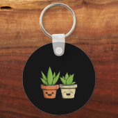 Porte-clés Aloe There Funny Succulent Plant Lover  (Recto)