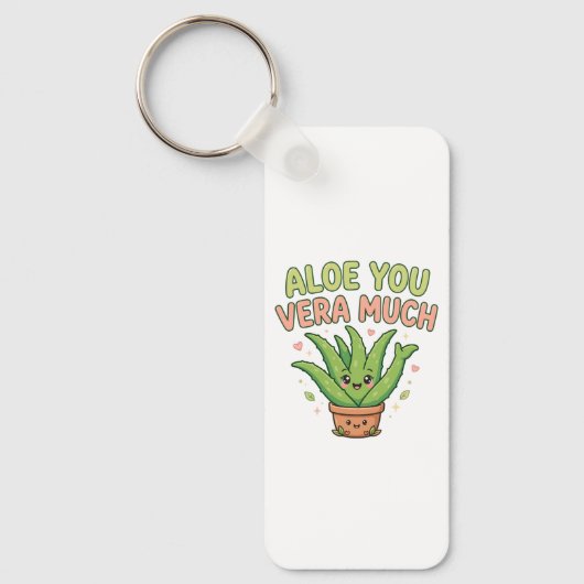 Porte-clés Aloe You Vera Much (Recto)