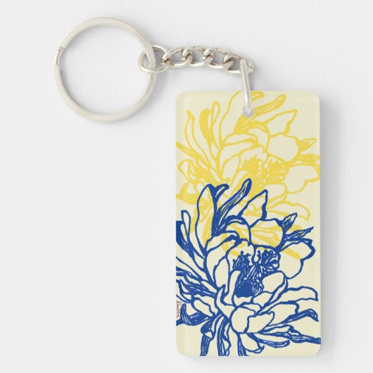 Porte-clés Aloha avec fleurs de Cereus (Devant)