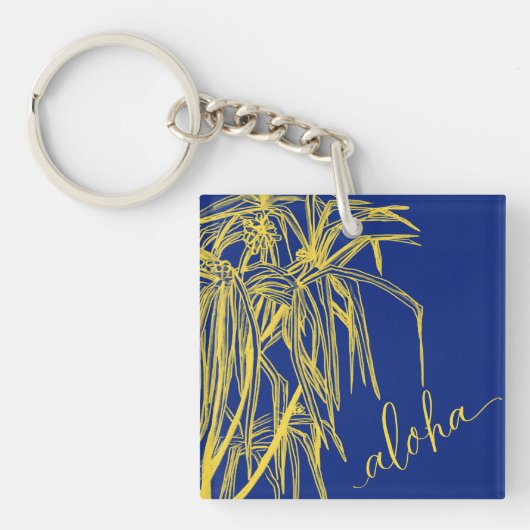 Porte-clés Aloha Carré Aloha Porte - clé Mini (Devant)