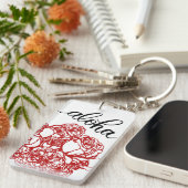 Porte-clés Aloha et Roses (Devant droit)