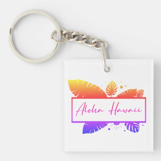 Porte-clés Aloha Hawaii (Devant)