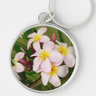 Porte-clés Aloha le Frangipani hawaïen fleurit des Plumerias