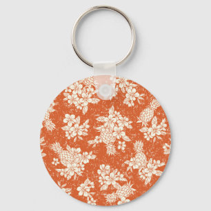 Porte-clés Aloha Spirit : Hibiscus-Ananas Harmonie.