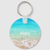 Porte-clés Aloha Tropical Hawaïen (Recto)