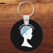 Porte-clés Alopecia Areata Cadeau - Sensibilisation à la pert (Recto)