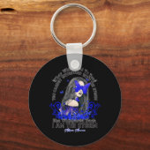 Porte-clés Alopecia conscience i'm the storm girl papterfly r (Verso)