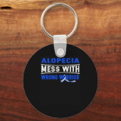 PORTE-CLÉS ALOPECIA MESS AVEC LE MAUVAIS GUERRIER (Recto)