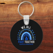 Porte-clés Alopecia Sensibilisation Nous combattons tous ense (Verso)