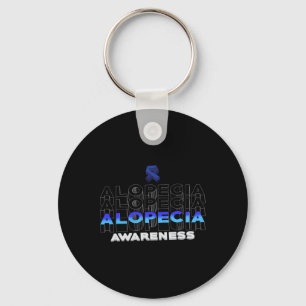 Porte-clés Alopecia Sensibilisation Perte de cheveux Guerrier