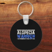 Porte-clés Alopecia Sensibilisation Perte de cheveux Outil de (Verso)