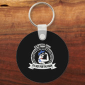 Porte-clés Alopecia Strong Maman Ce n'est pas pour le bleu fa (Verso)