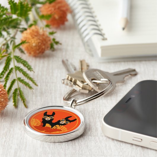 Porte-clés Alpaca llama Twins (Côté)