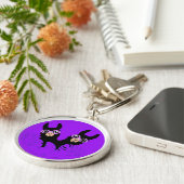 Porte-clés Alpaca llama Twins Anniversaire (Côté)