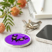 Porte-clés Alpaca llama Twins Anniversaire (Côté)