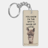 Porte-clés "Alpaca Love" (Devant gauche)