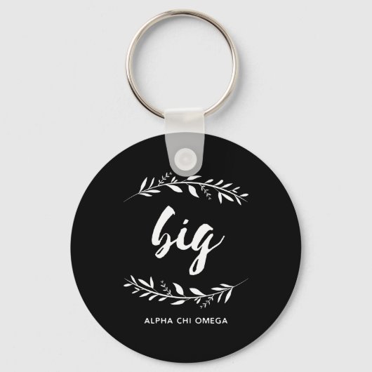 Porte-clés Alpha Chi Omega | Grande couronne (Recto)