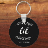 Porte-clés Alpha Chi Omega | Petit Couronne (Recto)