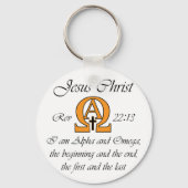 Porte-clés Alpha et Oméga (Recto)