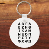 Porte-clés Alphabet grec (Recto)