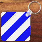 Porte-clés alphabet maritime numéro six symbole drapeau (Verso)