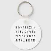 Porte-clés Alphabet Runique [Futhorc] (Recto)