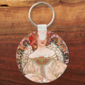 Porte-clés Alphonse Mucha F. Champenois (Recto)