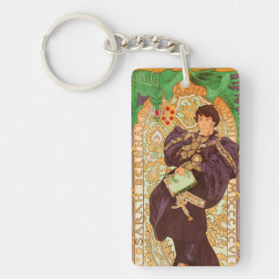 Porte-clés Alphonse Mucha Prince et Dragon