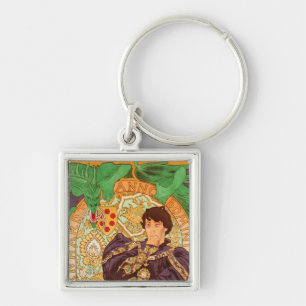 Porte-clés Alphonse Mucha Prince et Dragon