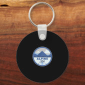 Porte-clés Alpine Utah Ut Mountains Dge Hiking Souvenir  (Recto)