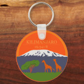 Porte-clés Altitude du Kilimandjaro (Recto)