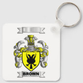 Porte-clés Aluminium Bouclier de Famille Nom de Fa (Dos)