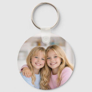 Porte-clés Aluminium double face personnalisé deux photos