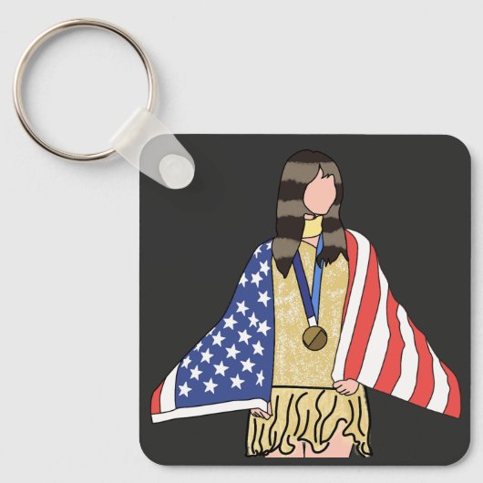 Porte-clés Alysa-Liu: The World Champion  (Recto)