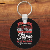 Porte-clés Am The Storm Brain Aneurysm Support de soutien (Recto)