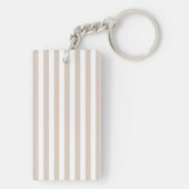 Porte-clés Amande & Rayures Blanches  (Dos)